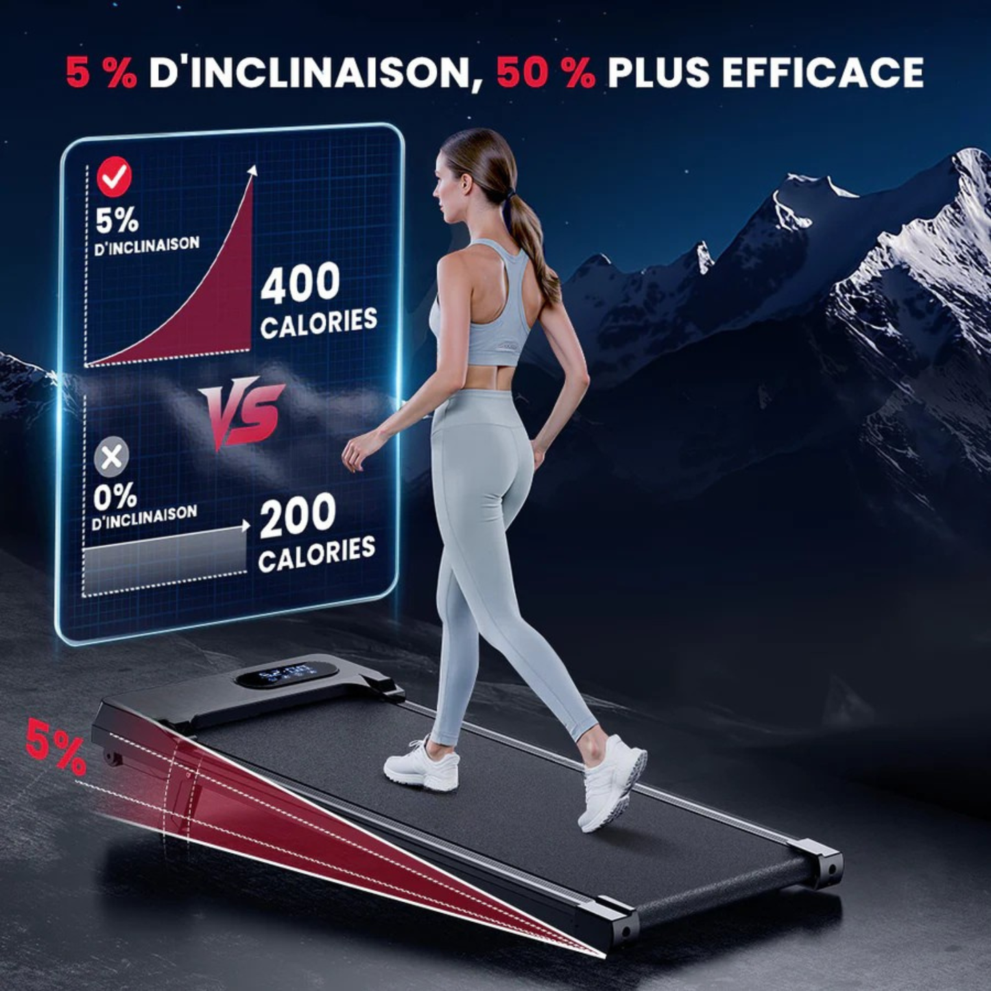 TAPIS DE MARCHE MCT-2 INCLINABLE